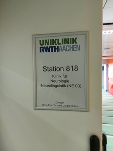 Erhaltung Der Aphasie Station RWTH Uni Klinik Aachen WeAct