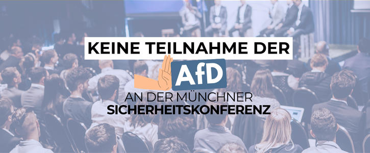 Keine Teilnahme der AfD an der Münchner Sicherheitskonferenz 2026