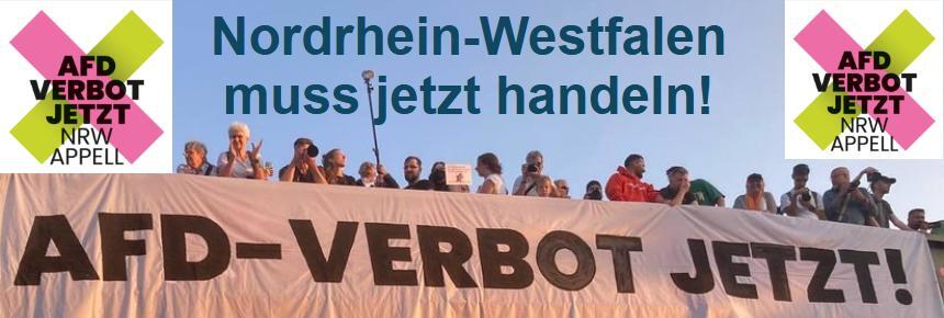 NRW Appell: AfD-Verbot jetzt