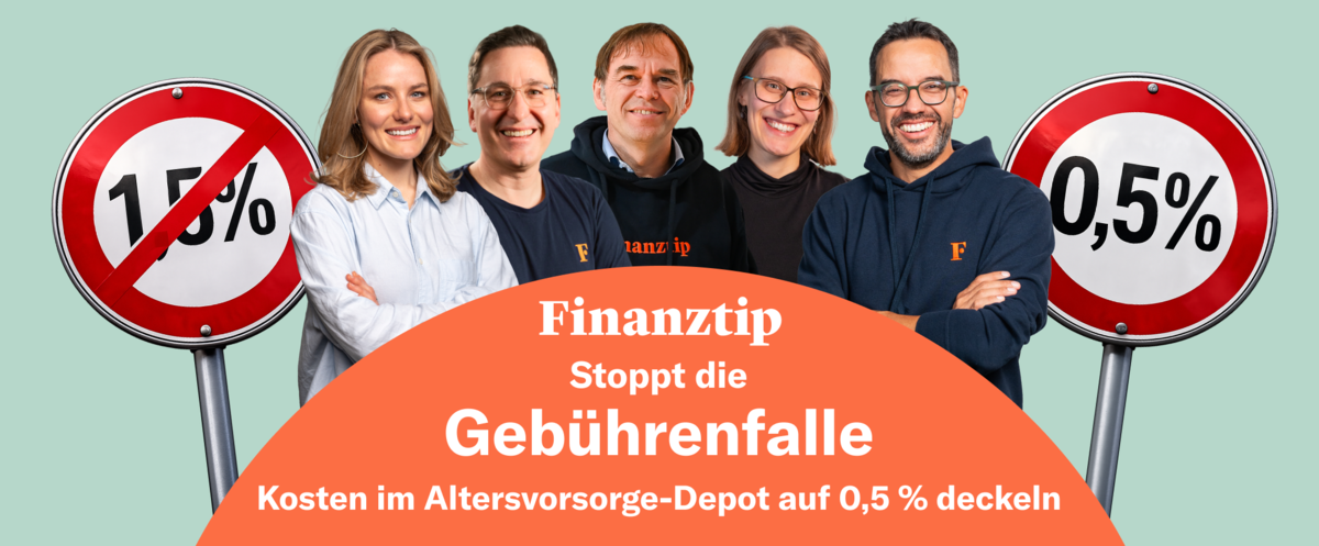 Stoppt die Gebührenfalle: Kosten im Altersvorsorge-Depot auf 0,5 % deckeln!