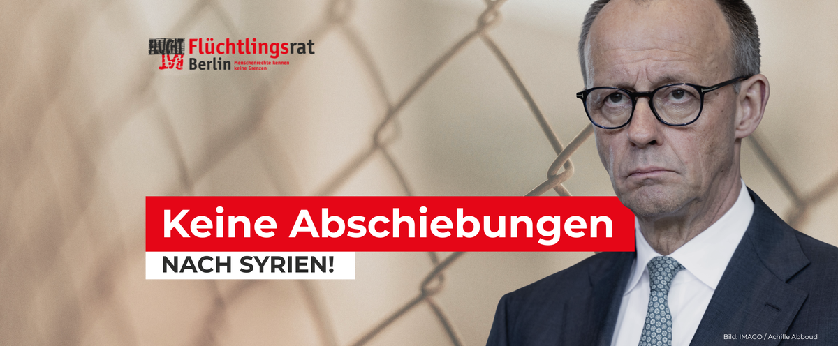 Keine Abschiebungen nach Syrien!