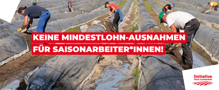 Keine Mindestlohn-Ausnahmen!
