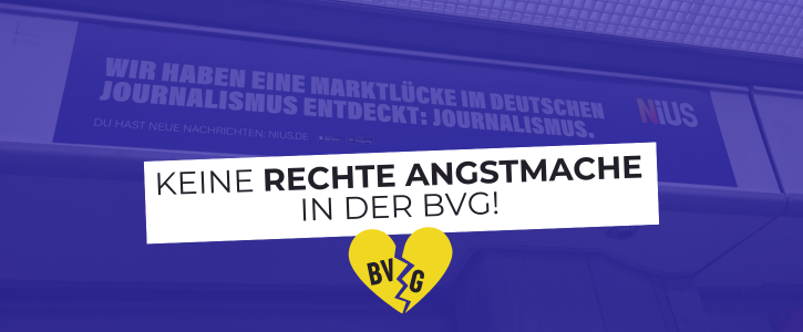 Keine rechte Angstmache in der BVG!