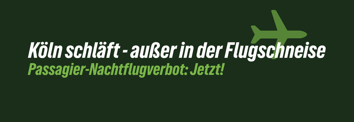Passagier-Nachtflugverbot: Jetzt!
