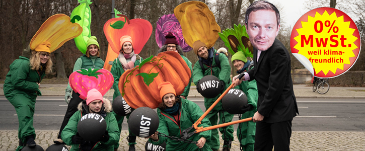 Wegfall der MwSt. auf klimafreundliche Lebensmittel